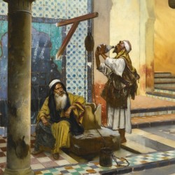 At the well